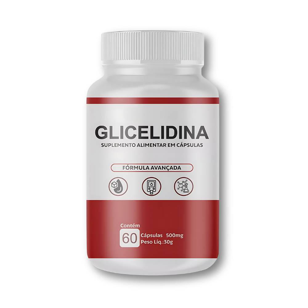 Glicelidina Original 60 Cápsulas - Solução Para Controlar Sua Glicose + Frete Grátis