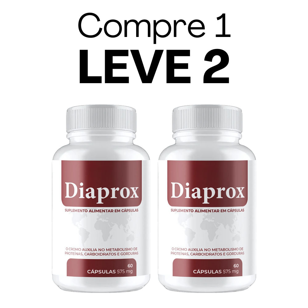 Diaprox Original 60 Cápsulas - Seu Aliado No Controle Glicêmico + Frete Grátis