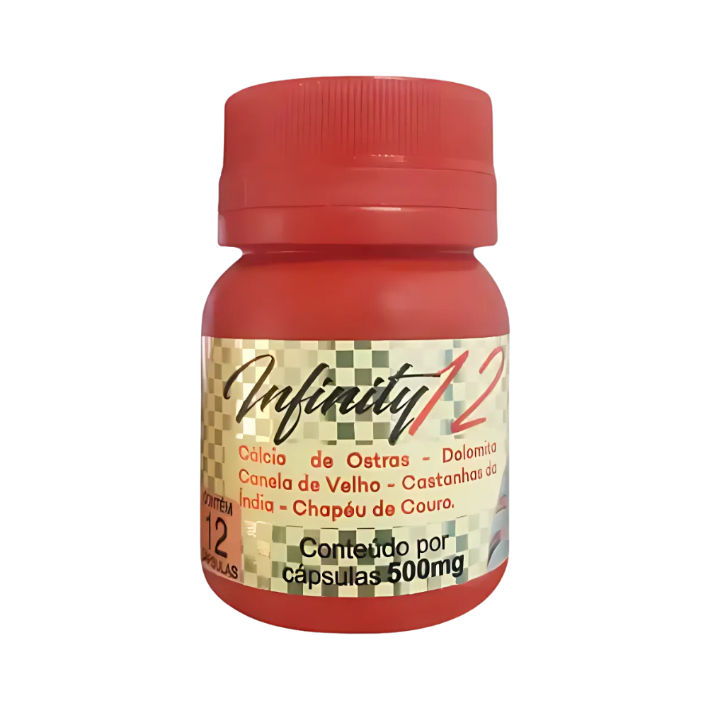 Infinity 12 Original 12 Cápsulas - Alívio de Dores e Redução de Inflamações + Frete Grátis