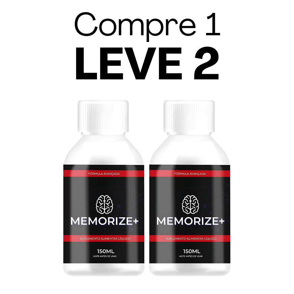 Memorize Original 150ml - Fortaleça sua Memória + Frete Grátis