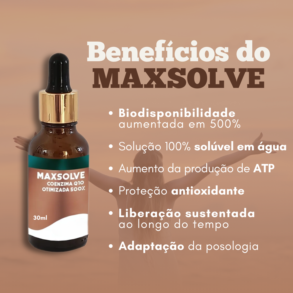 MaxSolve Original 30ml - Energia Celular e Saúde Integral + Frete Grátis