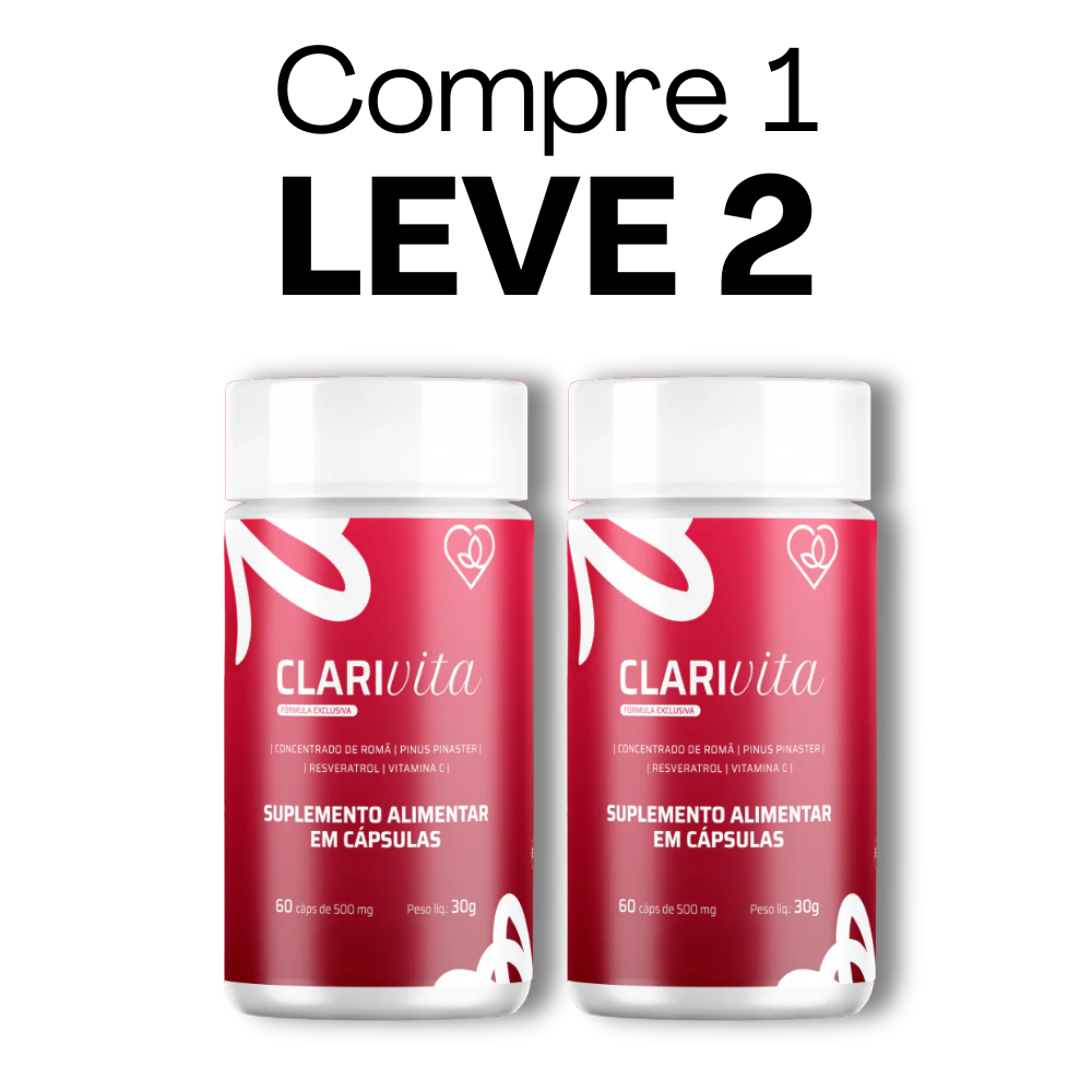 Clarivita Original 60 Cápsulas - Sua Pele Radiante + Frete Grátis