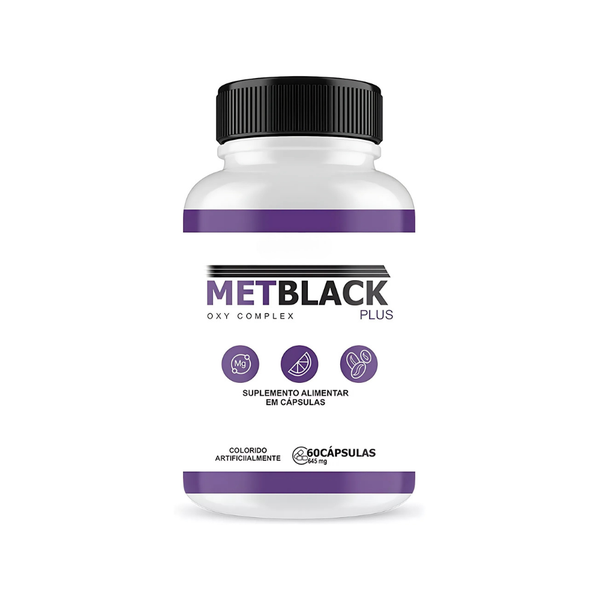 MetBlack Original 60 Cápsulas - Seu Aliado No Emagrecimento + Frete Grátis