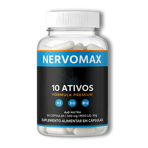 Nervomax Original 60 Cápsulas - Acabe com as Suas Dores + Frete Grátis