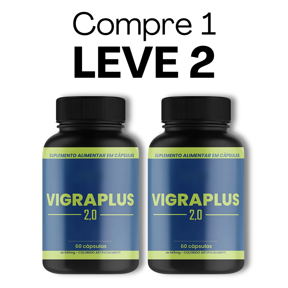 Vigraplus - 60 Cápsulas - Desempenho para a Vida Íntima + Frete Grátis