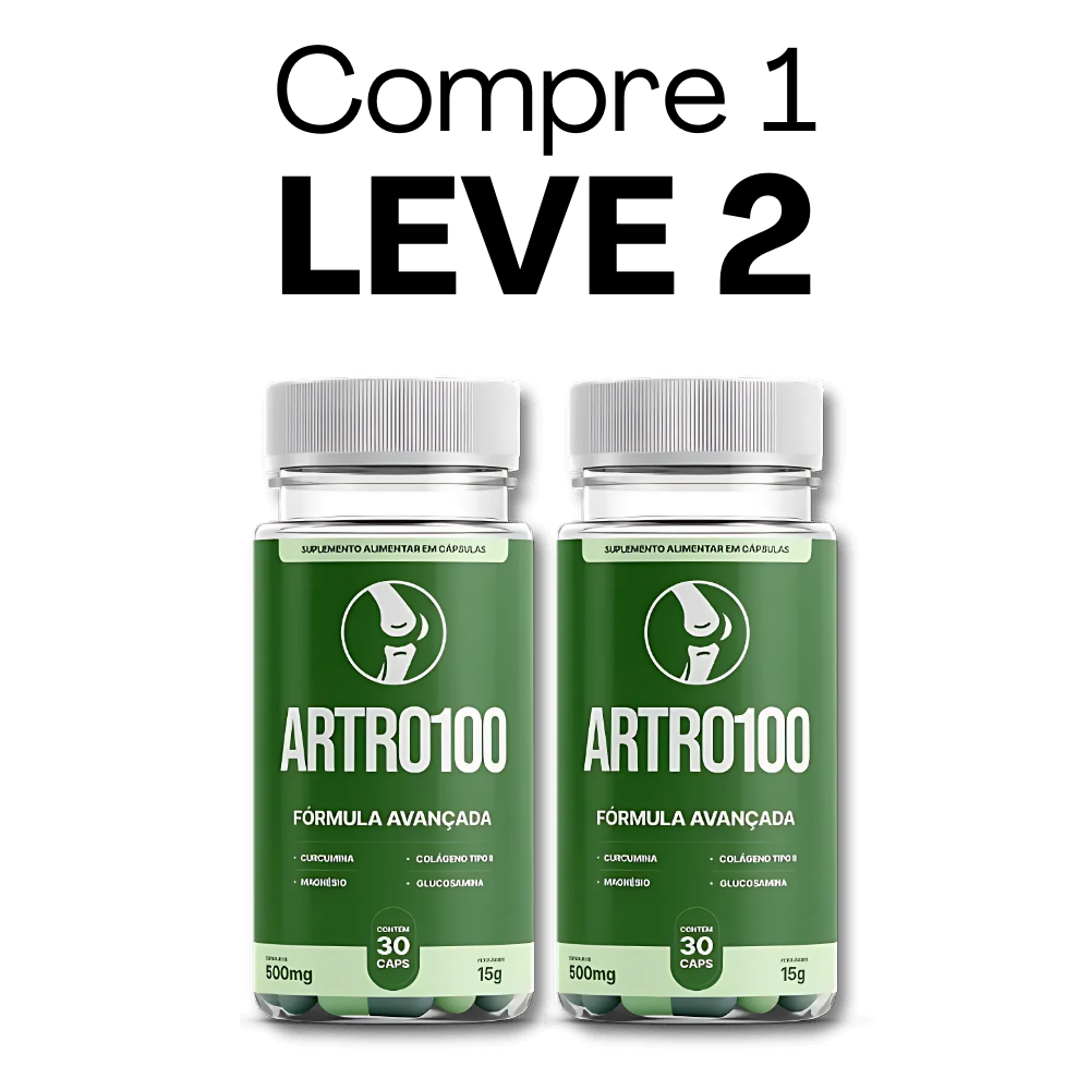 Artro100 Original 60 Cápsulas - Cuidando Das Suas Articulações + Frete Grátis