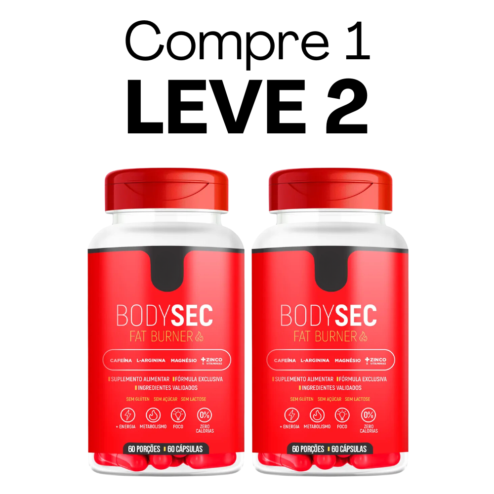 Bodysec Original 60 Cápsulas - Emagrecimento Saudável + Frete Grátis