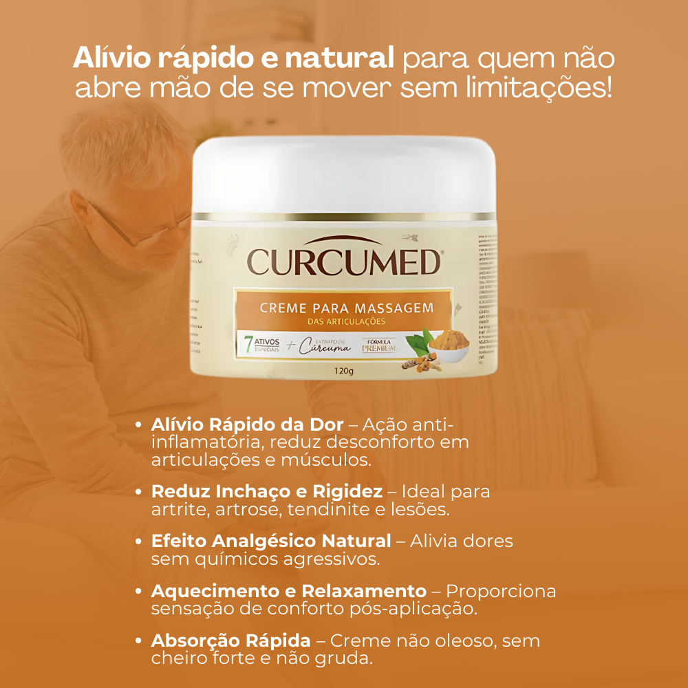 Curcumed 120g - Alívio Natural das Suas Dores + Frete Grátis