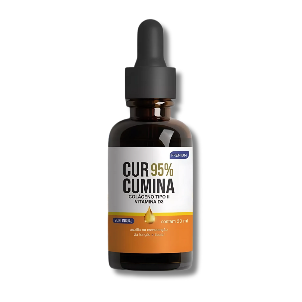 Curcumina 95% Original 30ml - Conforto e Bem-Estar para o Seu Dia a Dia + Frete Grátis