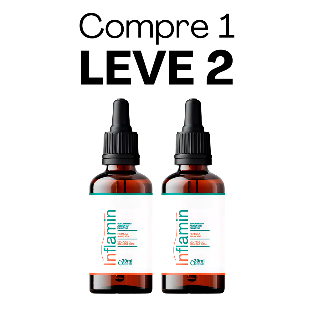 Inflamin Original 30ml - Viva Bem Sem Inflamações + Frete Grátis