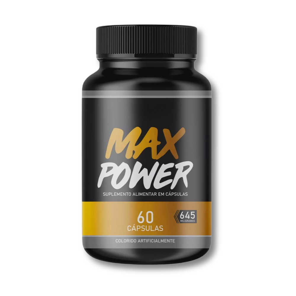 Max Power Original 60 Cápsulas - Energia e Vitalidade para o Seu Dia a Dia + Frete Grátis