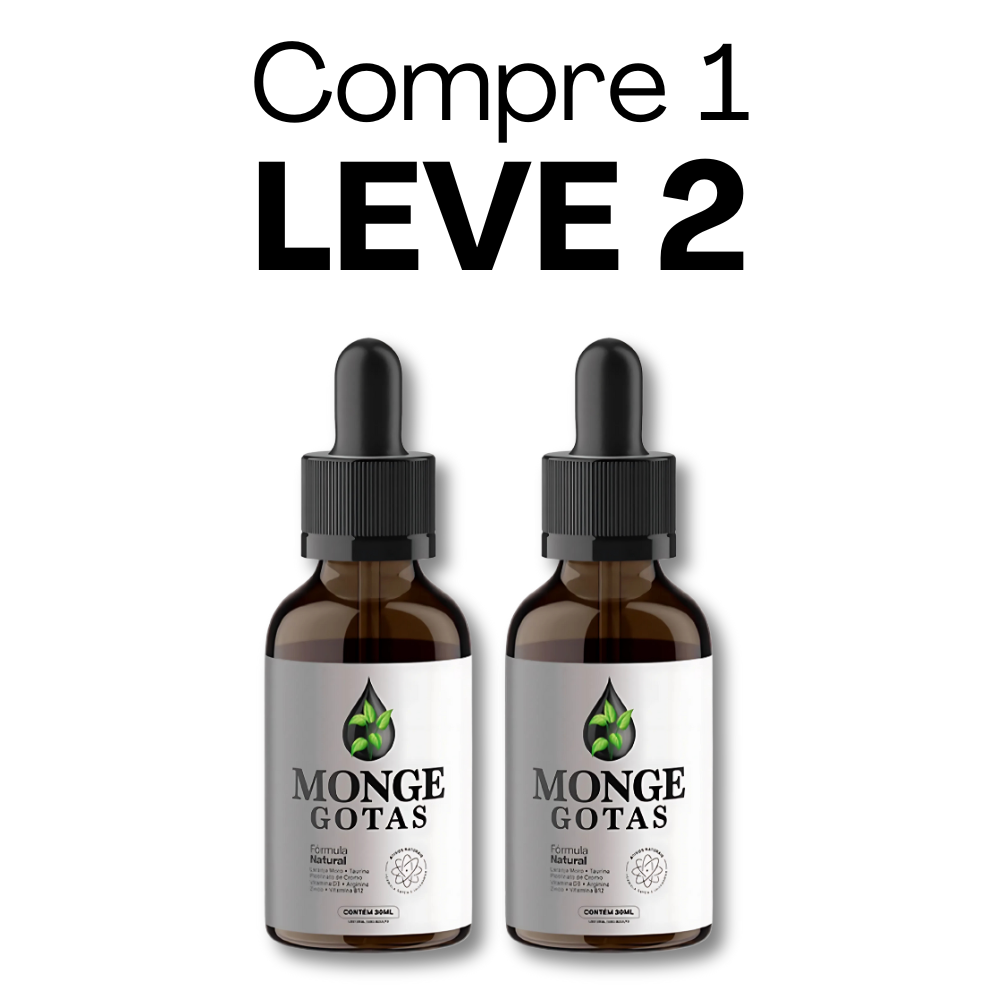 Monge Gotas Original 30ml - Tranquilidade Para os Seus Dias + Frete Grátis