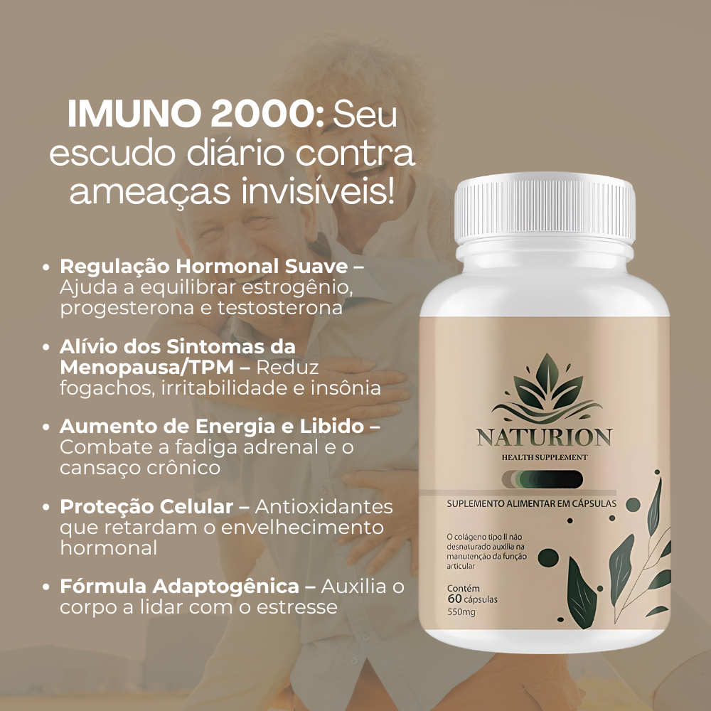 Naturion Original 60 Cápsulas - Seu Aliado para o Bem-Estar + Frete Grátis