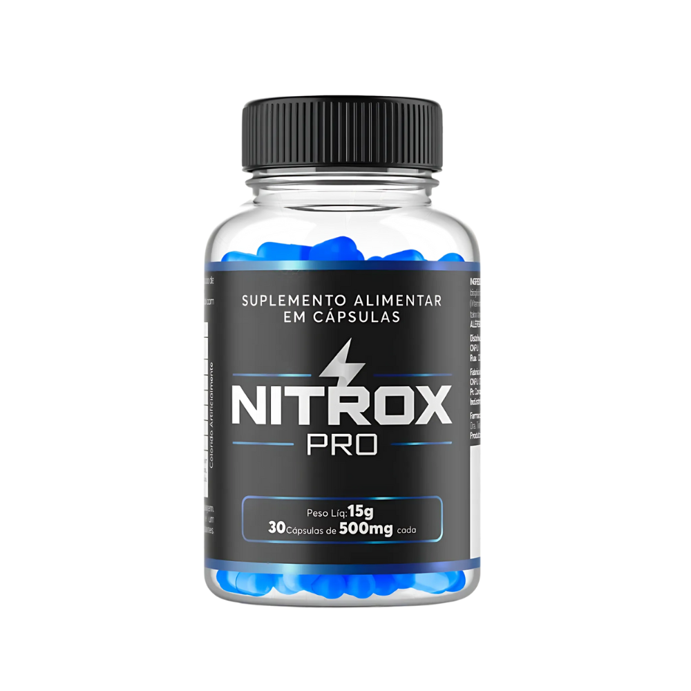 Nitrox Pro Original 60 Cápsulas - Energia e Desempenho para uma Rotina Ativa + Frete Grátis