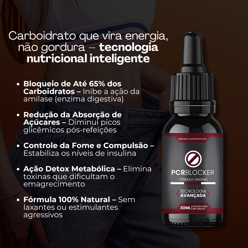 Pcr Blocker Original 30ml - Seu Aliado para Emagrecer + Frete Grátis