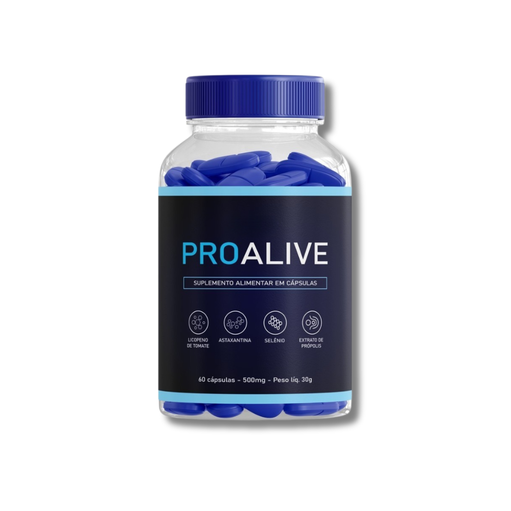 Proalive Original 60 Cápsulas - Bem-Estar da Próstata + Frete Grátis