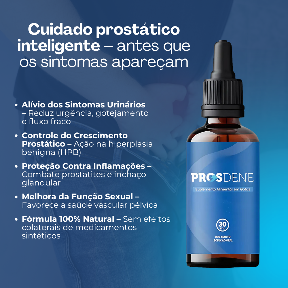 Prosdene Original 30ml - Bem-Estar da Próstata + Frete Grátis