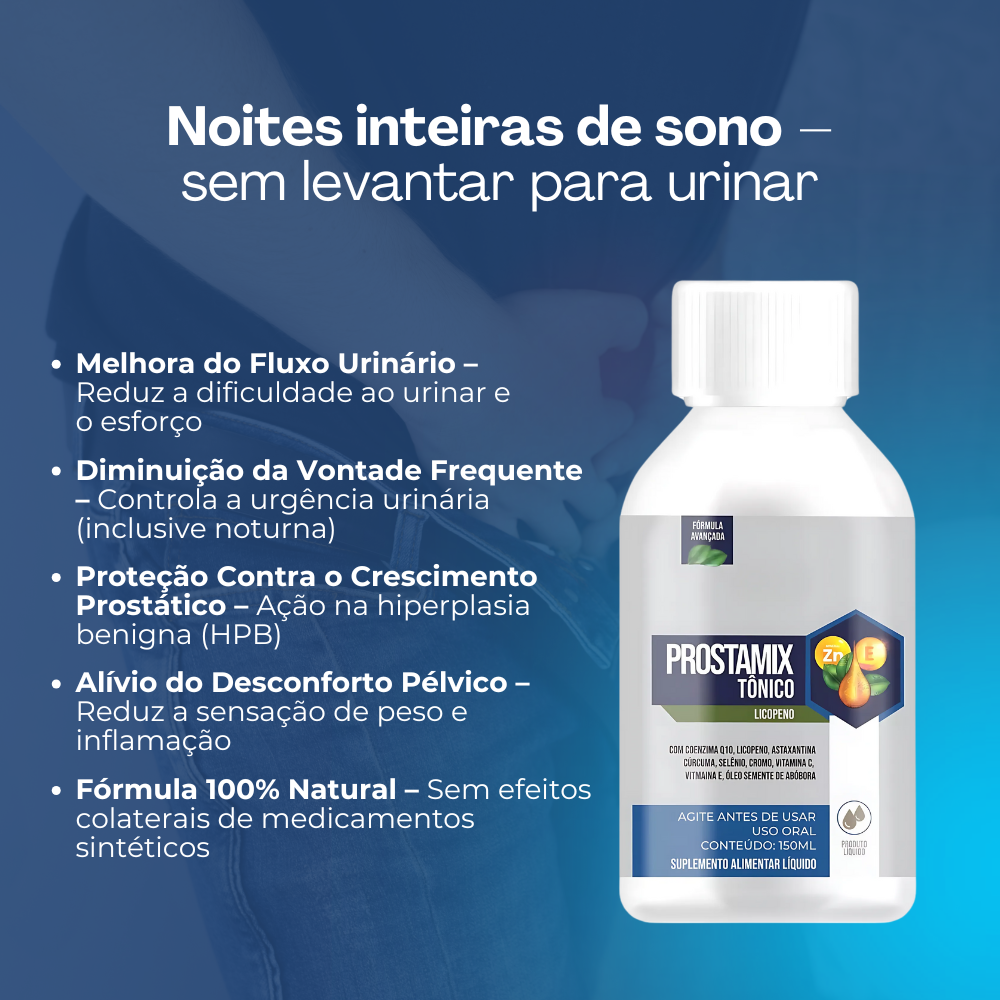 Prostamix Original 150ml - Suplemento Natural para o Bem-Estar Masculino + Frete Grátis
