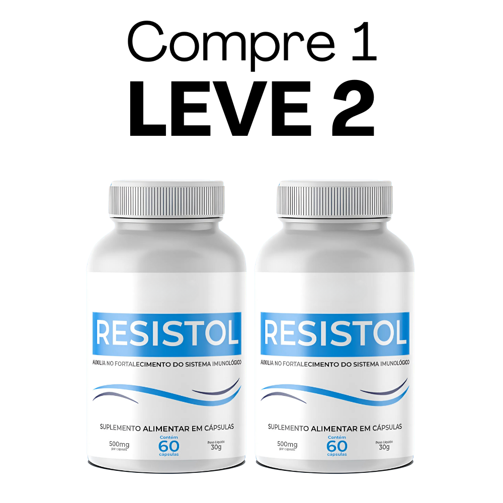 Resistol Original 60 Cápsulas - Aumente Sua Imunidade Contra Herpes + Frete Grátis