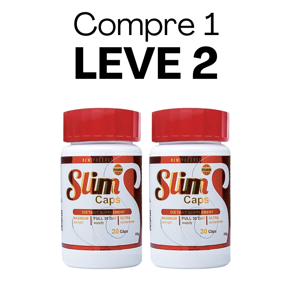 Slim Caps Original 30 Cápsulas - Perda de Peso com Leveza e Equilíbrio + Frete Grátis
