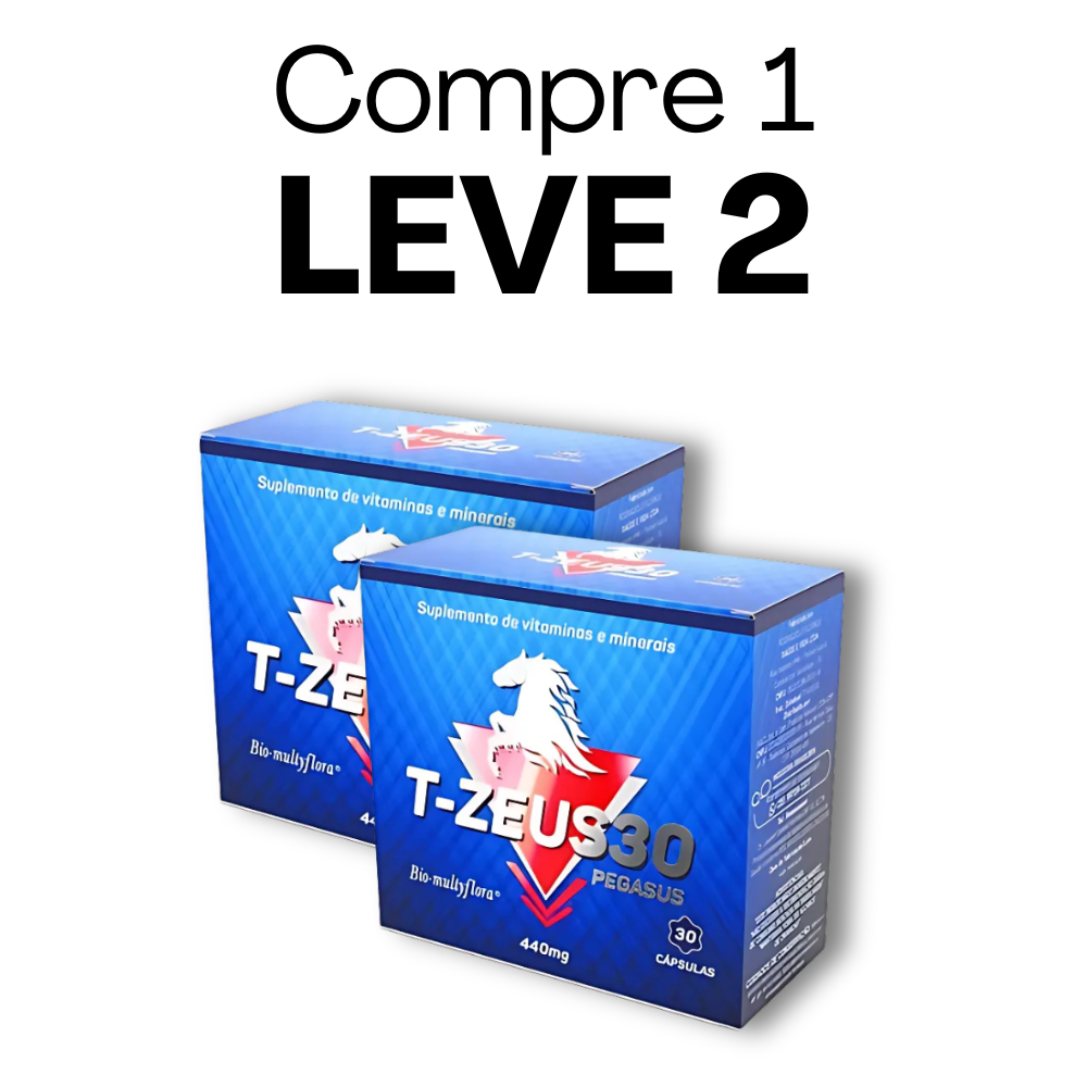 T-Zeus30 Original 30 Cápsulas - Mais Energia e Vitalidade para a Sua Rotina + Frete Grátis