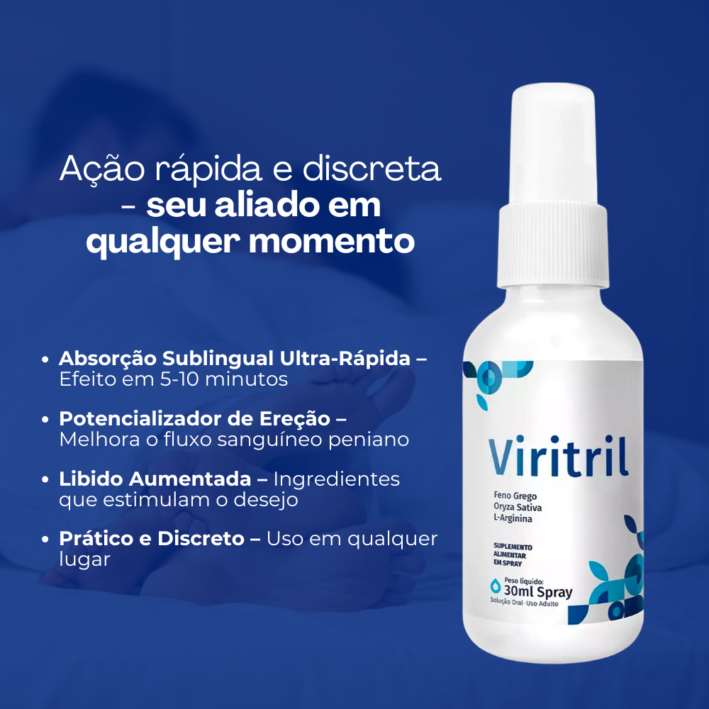 Viritril Spray Mais Disposição e Vitalidade + Frete Grátis