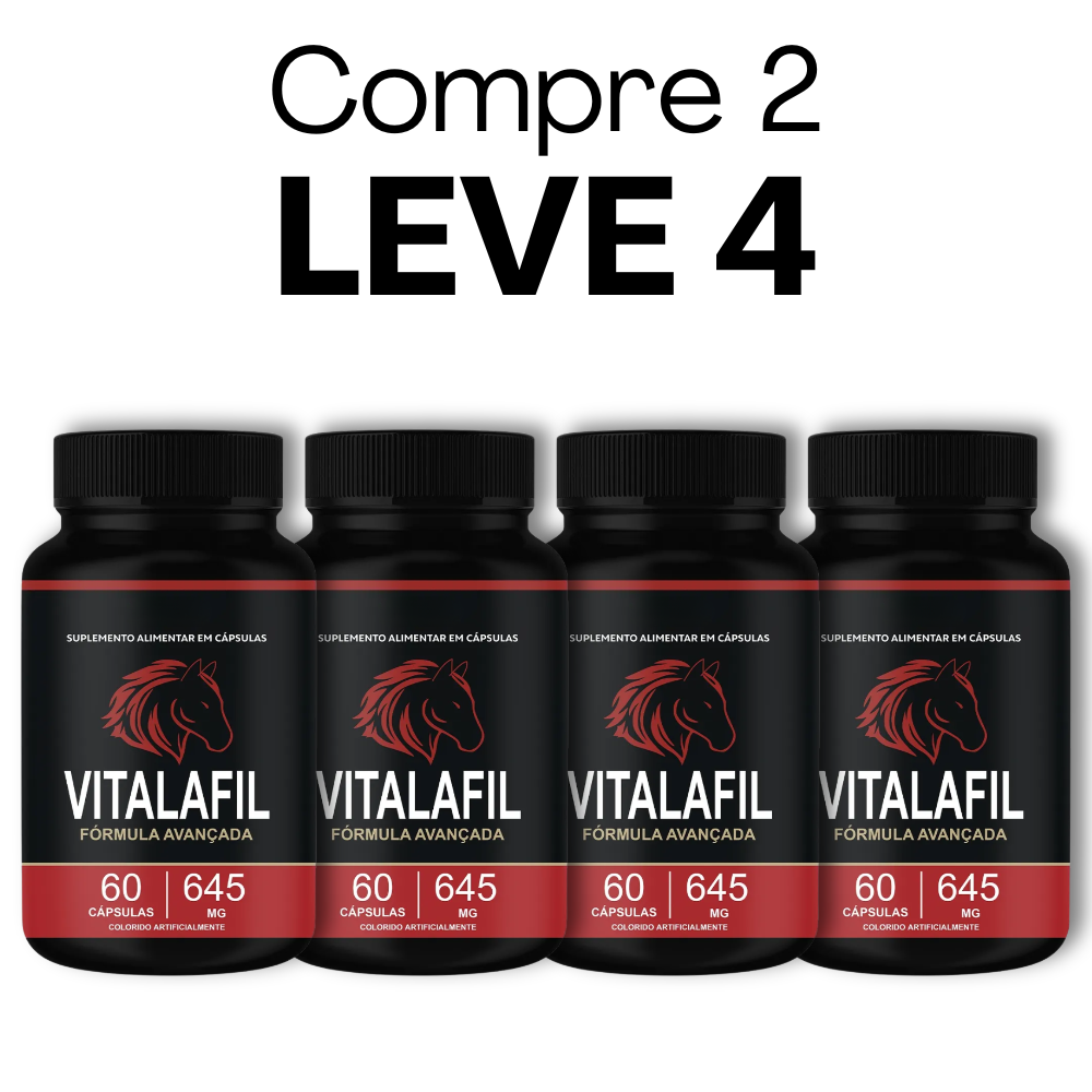 Vitalafil Original 60 Cápsulas - O Melhor Amigo Do Homem + Frete Grátis