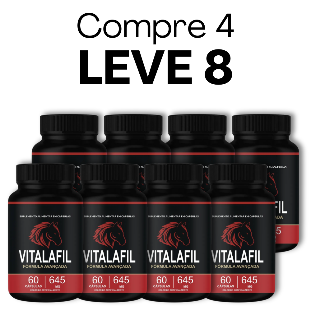 Vitalafil Original 60 Cápsulas - O Melhor Amigo Do Homem + Frete Grátis
