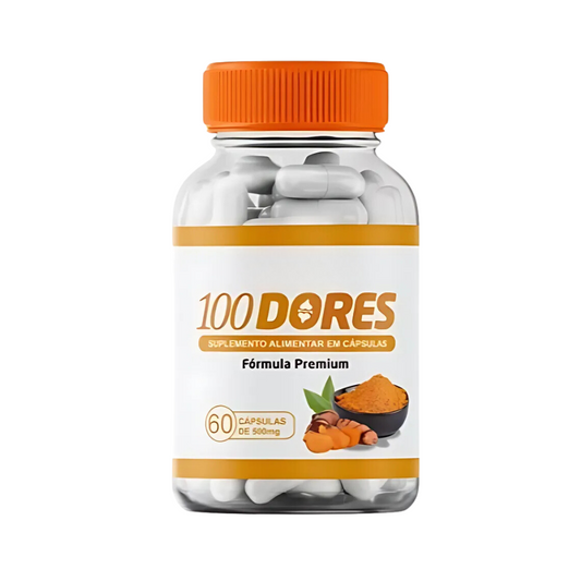 100 Dores Original 60 Cápsulas - Conforto e Bem-Estar para o Seu Dia a Dia + Frete Grátis