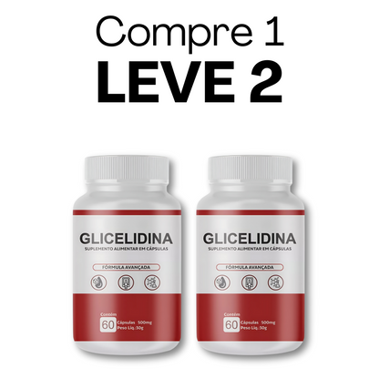 Glicelidina Original 60 Cápsulas - Solução Para Controlar Sua Glicose + Frete Grátis