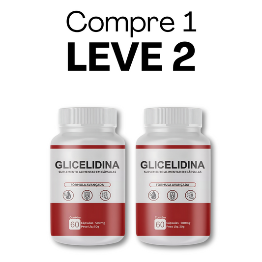 Glicelidina Original 60 Cápsulas - Solução Para Controlar Sua Glicose + Frete Grátis