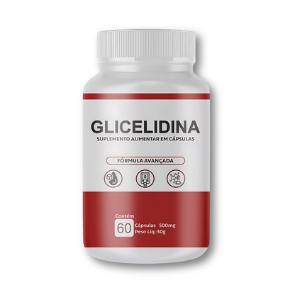 Glicelidina Original 60 Cápsulas - Solução Para Controlar Sua Glicose + Frete Grátis