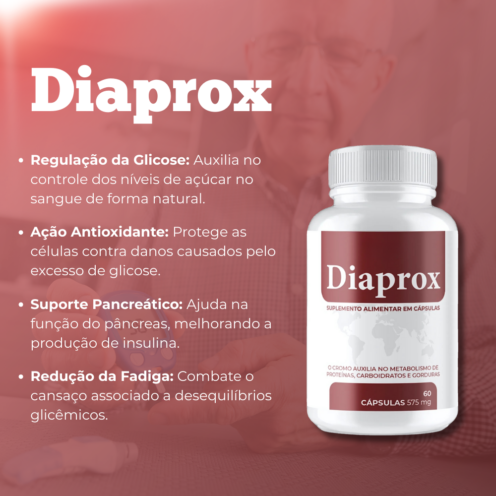 Diaprox Original 60 Cápsulas - Seu Aliado No Controle Glicêmico + Frete Grátis