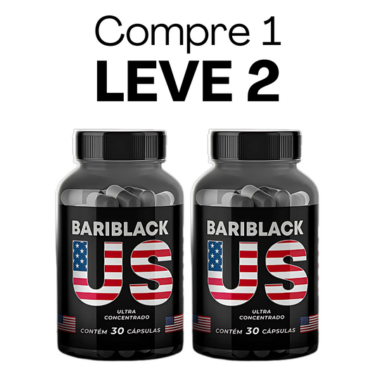Bariblack US Original 60 Cápsulas - Seu Aliado No Emagrecimento + Frete Grátis