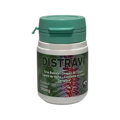 Distravi Original 15 Cápsulas - Alívio Natural de Dores + Frete Grátis