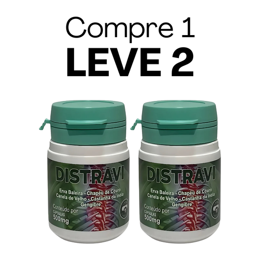 Distravi Original 15 Cápsulas - Alívio Natural de Dores + Frete Grátis