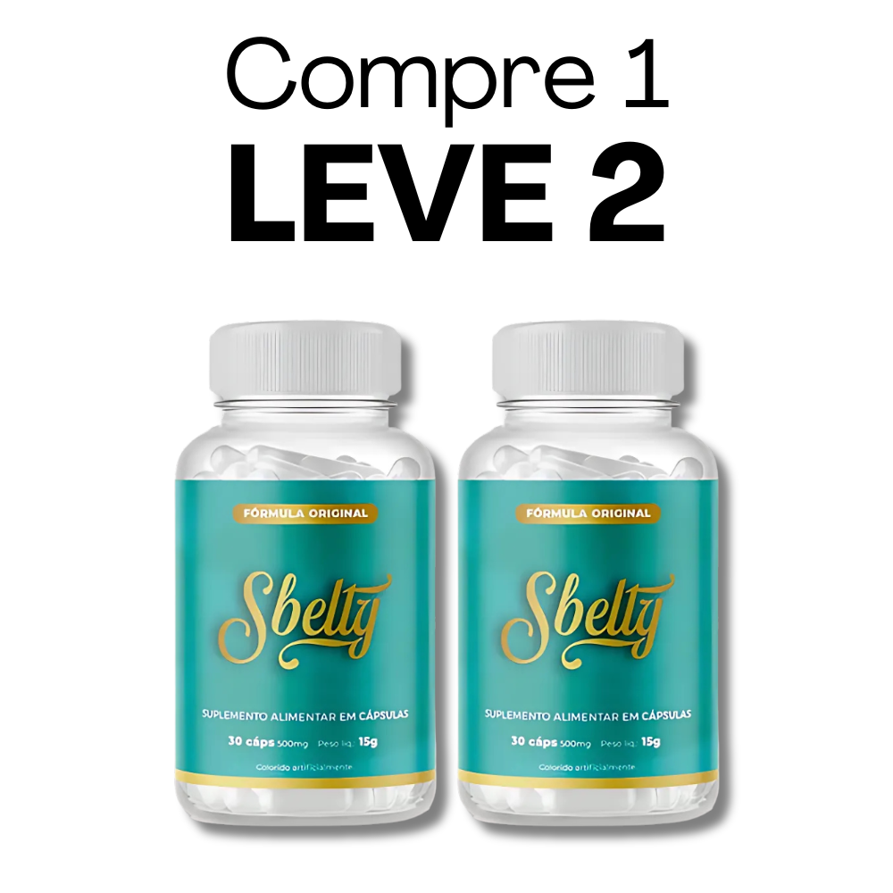 Sbelty 30 Cápsulas Original - Emagrecimento Natural + Frete Grátis