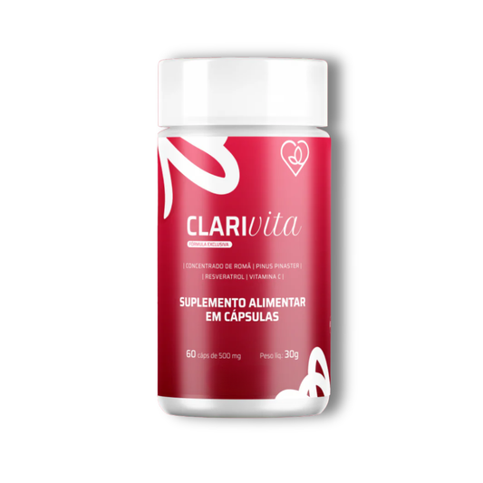 Clarivita Original 60 Cápsulas - Sua Pele Radiante + Frete Grátis