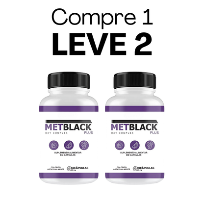 MetBlack Original 60 Cápsulas - Seu Aliado No Emagrecimento + Frete Grátis