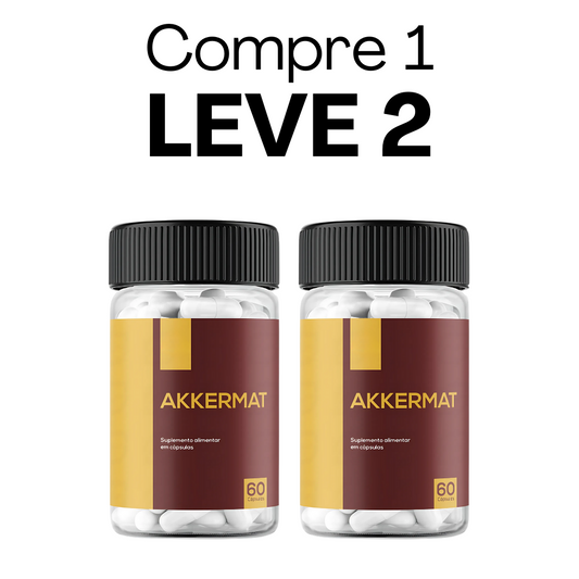 Akkermat Original 60 Cápsulas - Seu Aliado No Emagrecimento + Frete Grátis