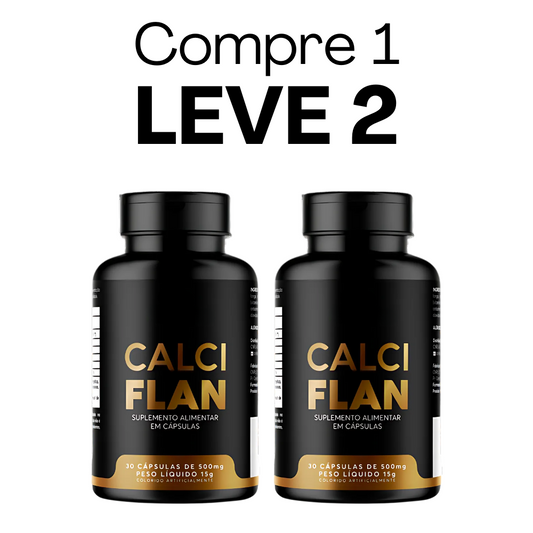 Calciflan Original 30 Cápsulas - Cuide dos Seus Ossos + Frete Grátis