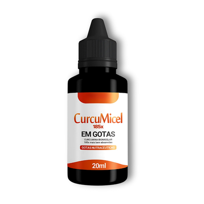 Curcumicel Em Gotas Original 20ml - Diga Adeus às Dores e Recupere sua Mobilidade + Frete Grátis