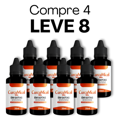 Curcumicel Em Gotas Original 20ml - Diga Adeus às Dores e Recupere sua Mobilidade + Frete Grátis