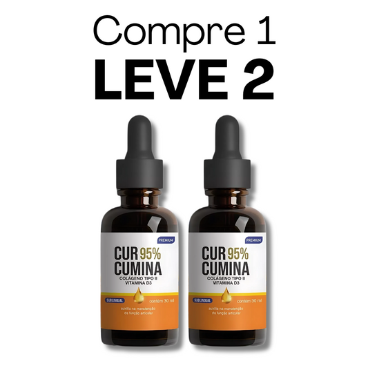Curcumina 95% Original 30ml - Conforto e Bem-Estar para o Seu Dia a Dia + Frete Grátis