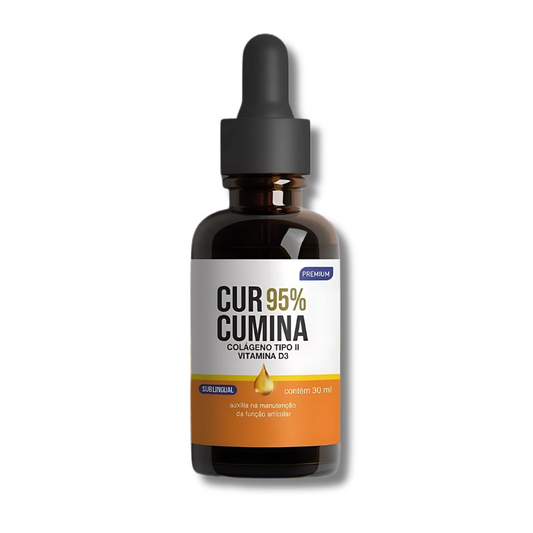 Curcumina 95% Original 30ml - Conforto e Bem-Estar para o Seu Dia a Dia + Frete Grátis
