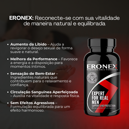 Eronex Original 60 Cápsulas - O Melhor Amigo Do Homem + Frete Grátis
