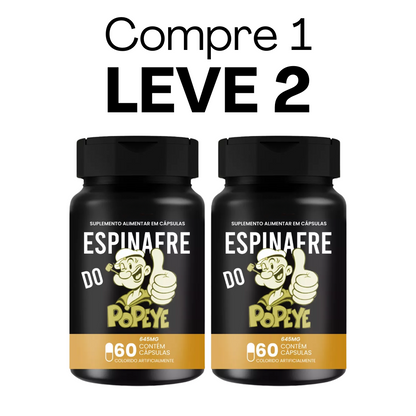 Espinafre Do Popeye Original 60 capsulas - Tudo que um Homem Precisa + Frete Grátis