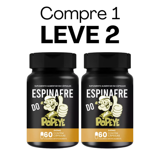 Espinafre Do Popeye Original 60 capsulas - Tudo que um Homem Precisa + Frete Grátis