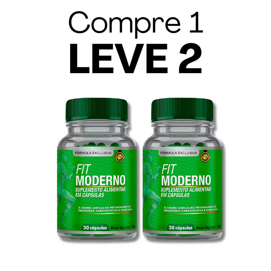 Fit Moderno Original 30 Cápsulas - Seu Aliado No Emagrecimento + Frete Grátis
