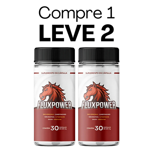 Fluxpower Original 60 Cápsulas - Mais Vitalidade Para sua Vida + Frete Grátis